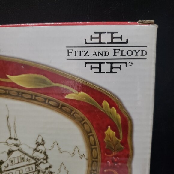 Fitz and Floyd St. Nick Sentiment Tray - Picture 2 of 10